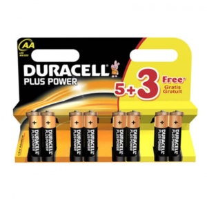 Duracell Plus Power AA 5+3