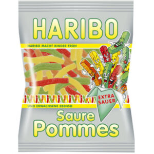 Haribo Sour Fries 100gr (Halal)
